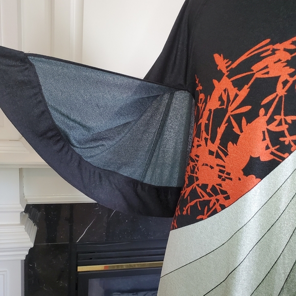 VINTAGE ASIAN INSPIRED MAXI DRESS - Picture 4 of 15